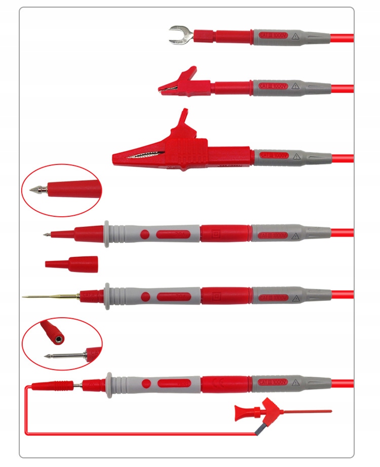 WIELOFUNKCYJNY MULTIMETR Z KOŃCÓWKĄ PIÓRA Marka bez marki