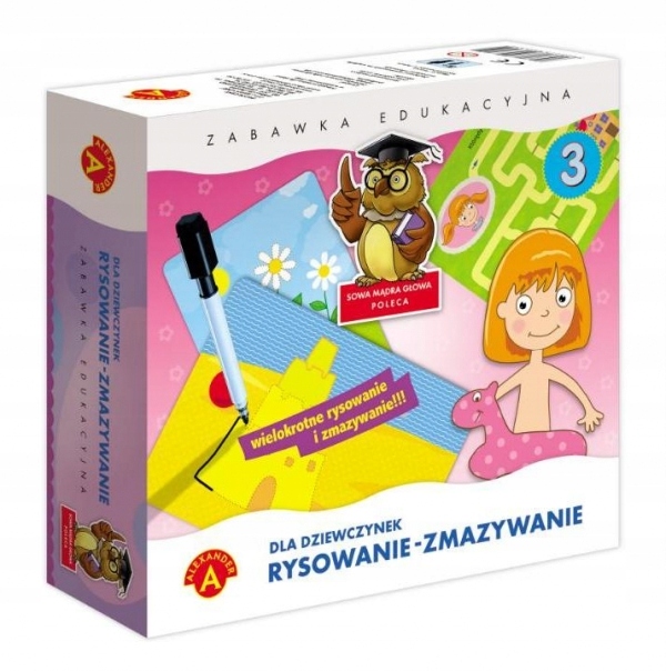 Dla dziewczynek, Rysowanie - zmazywanie 3 (0738)