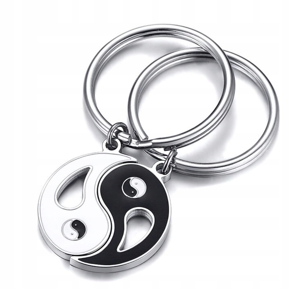 

Breloczki Yin Yang Dla Par Przyjaciół Stal Prezent