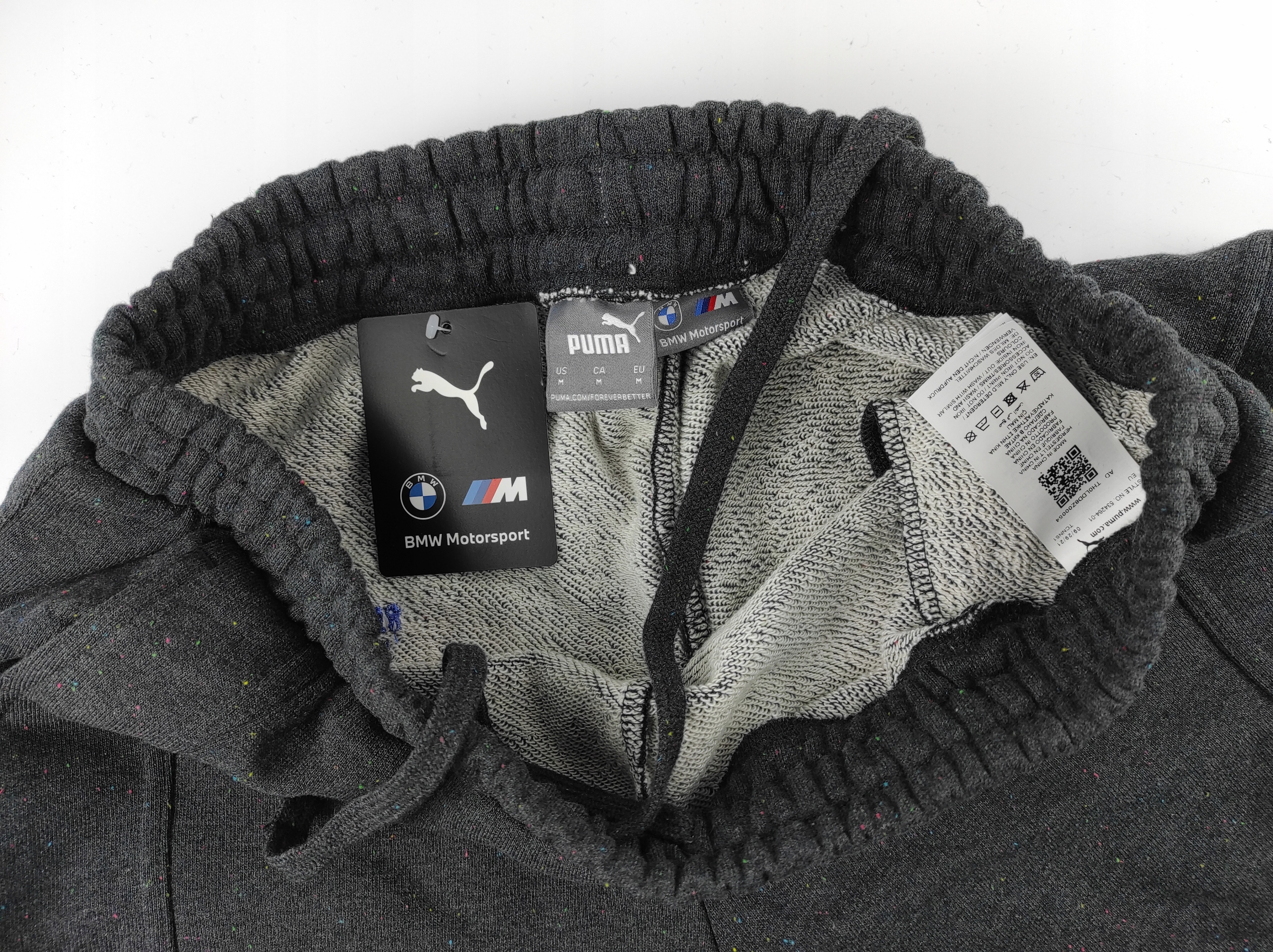 2887 SPODENKI Puma MĘSKIE BMW MPOWER MOTORSPORT BAWEŁNIANE DRESOWE S Rozmiar S