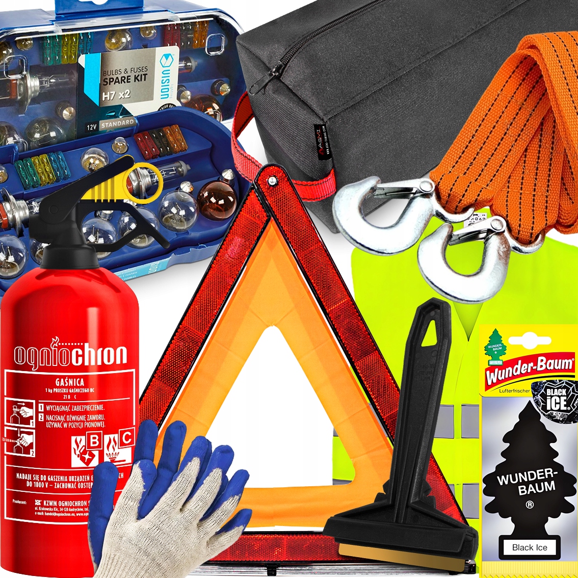 Hasicí Přístroj Vesta Trojúhelník Taška Linka Škrabka Sada žárovek Murska 575