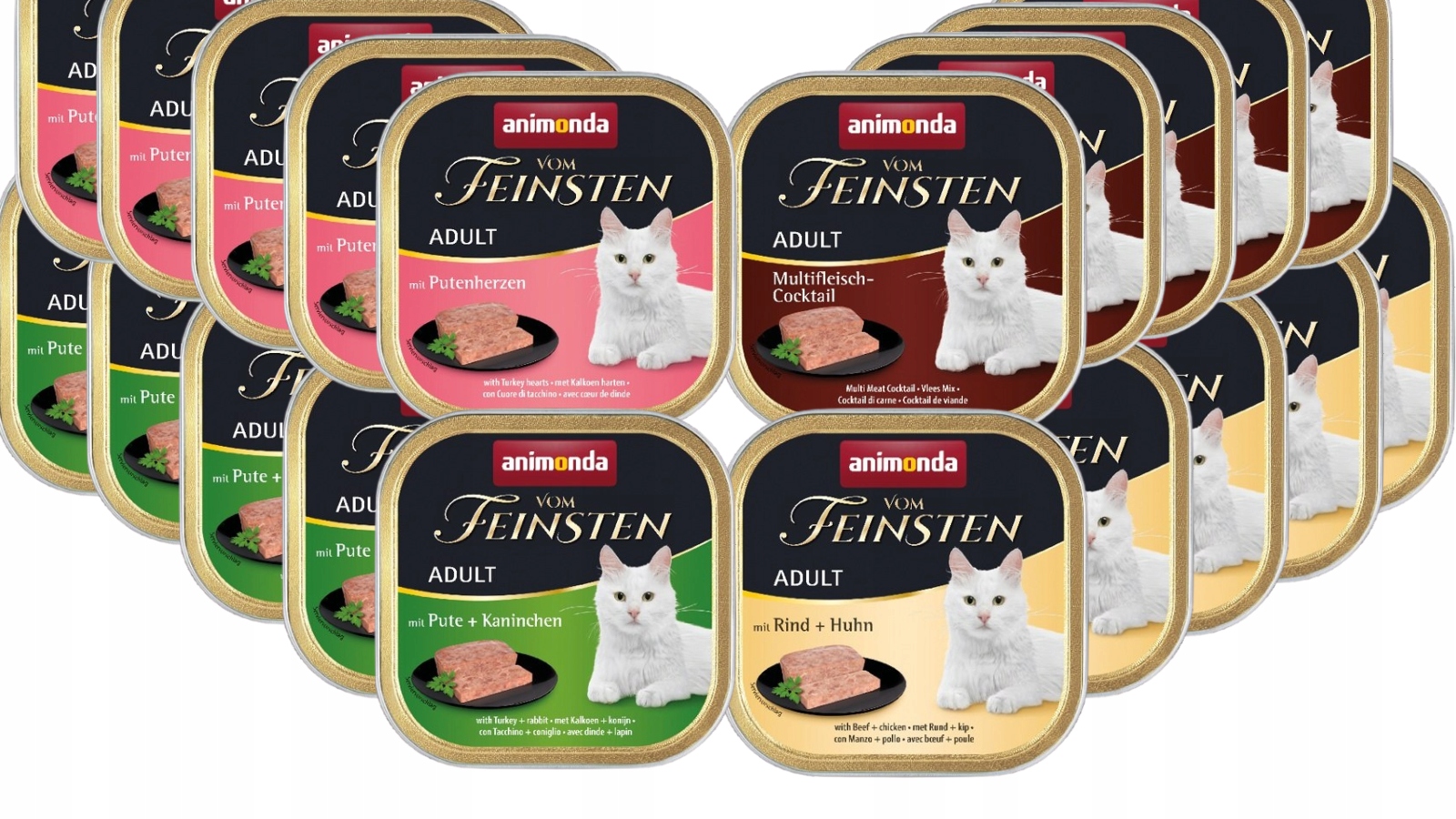 Levně Animonda vom Feinsten mix chutí Dospělé kočky 100g