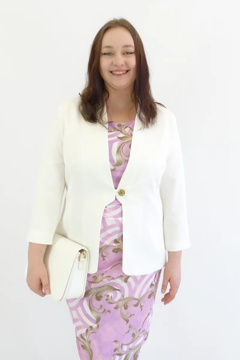 Dámská bílá Sako 38