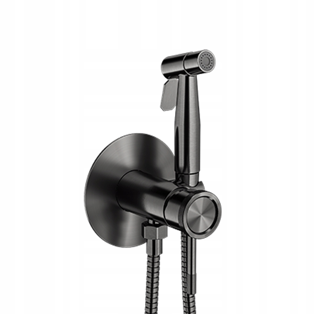 Podomítková bidetová baterie Wezer NIO9-18-GUNGREY s bidetovou hlavicí