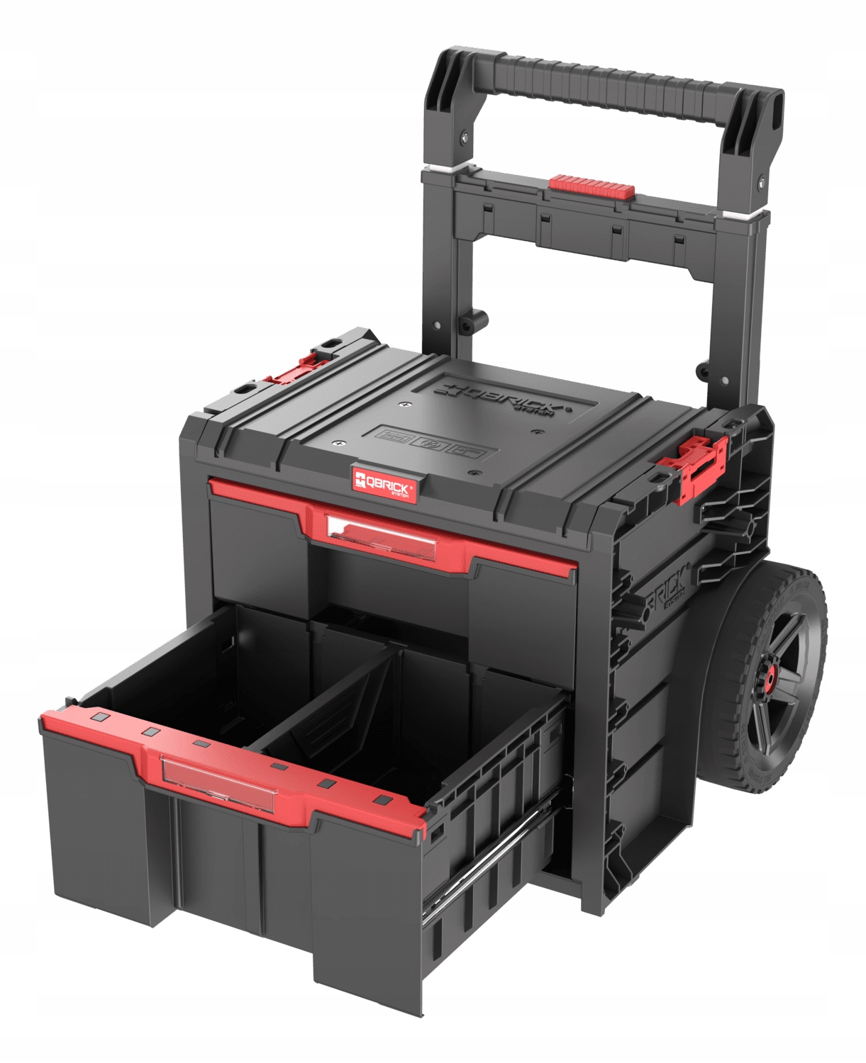 Toolbox on wheels Qbrick system PRO Cart 2.0 Plus Drawer 2 Manufacturer code SKRWQCP2PD2CZAPG011