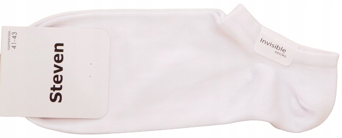 

Steven 007 stopki męskie Niewidoczne białe 41-43
