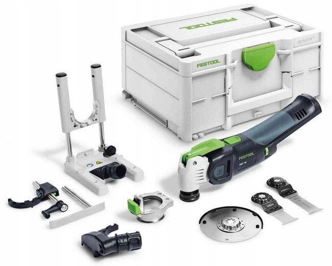 Urządzenie wielofunkcyjne Vecturo Osc 18 Festool w kolorze szarym
