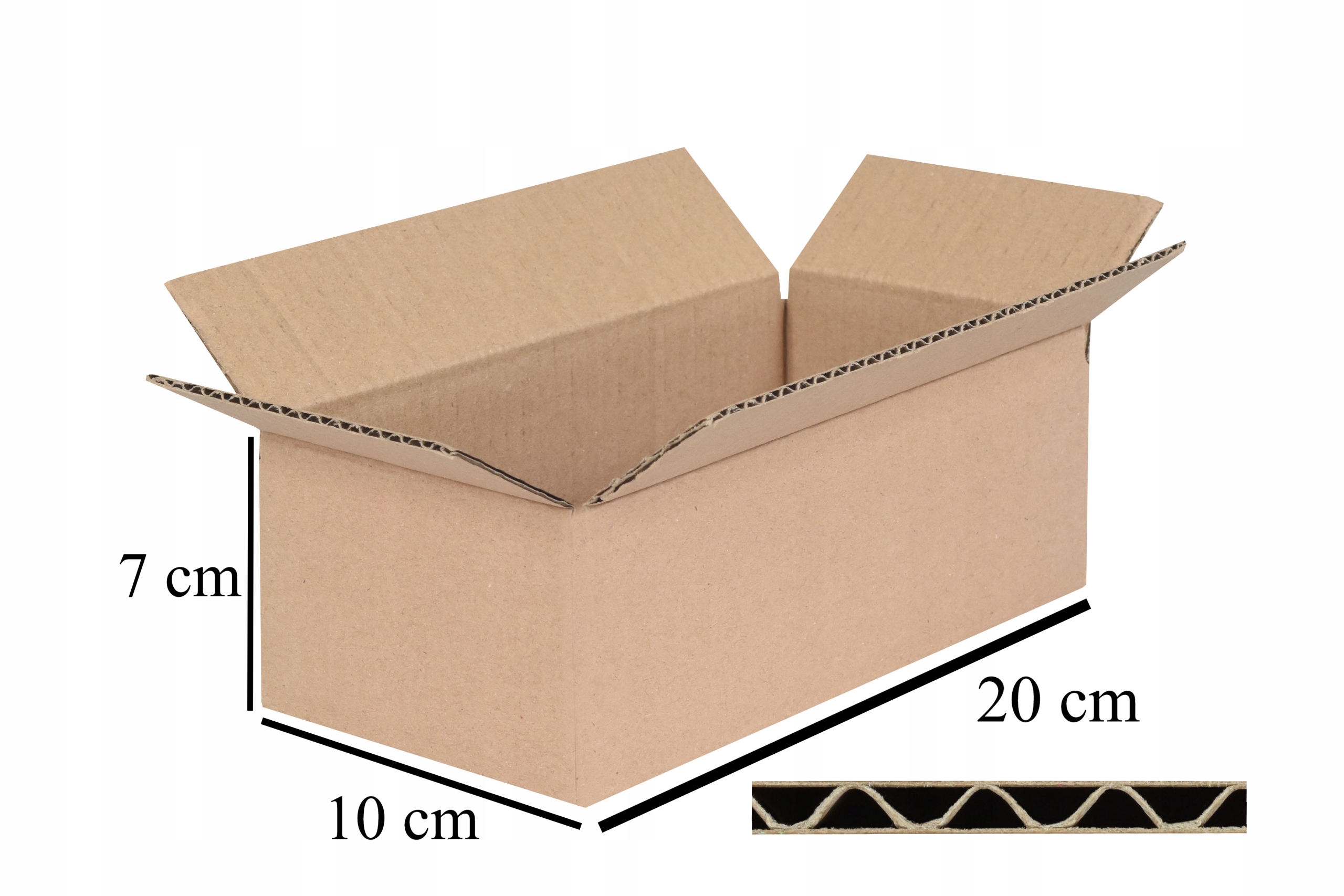 Karton Kartony Pudełka InPost Gabaryt A 200x100x70 zestaw 25szt Liczba sztuk w ofercie 25 szt.