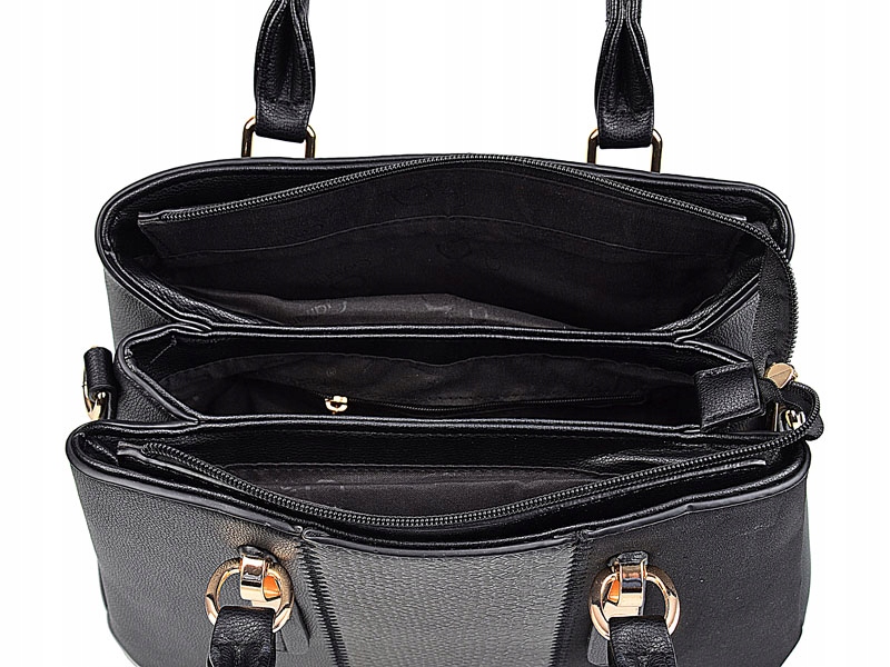 GALLANTRY TOREBKA damska czarna kuferek eko skóra Płeć kobieta