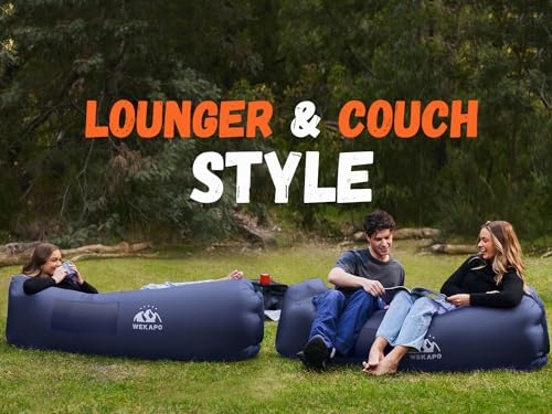 WEKAPO Nadmuchiwany Leżak Sofa Wodoodporna na Plażę i Camping — miniatura 7