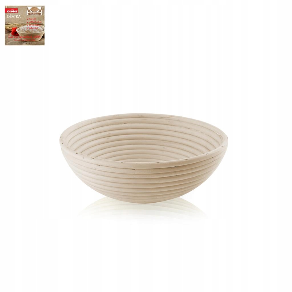 KOSZYK DO WYRASTANIA CHLEBA CIASTA 1,2kg 600g 21cm