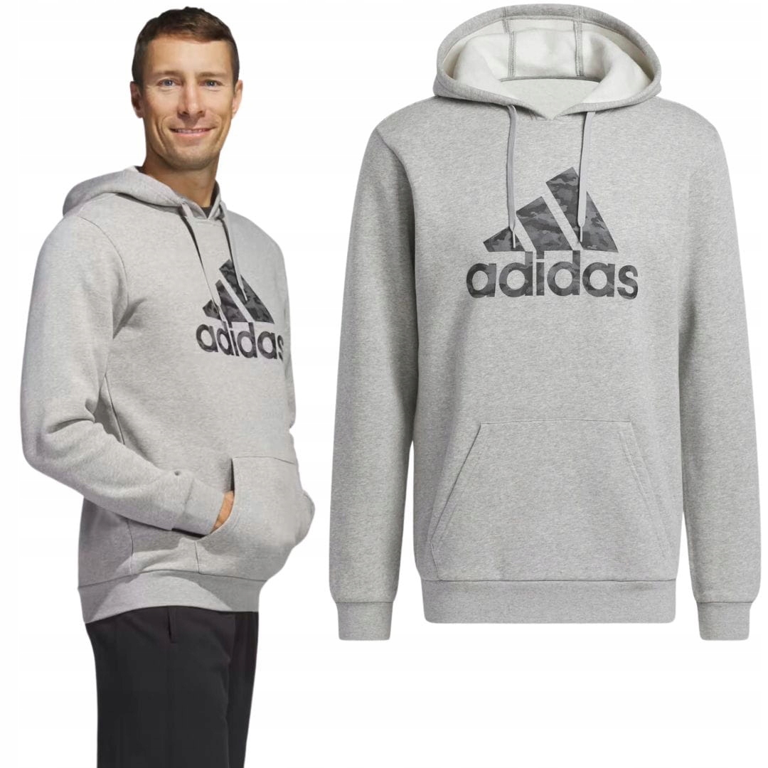 Jarní sportovní pánská mikina Adidas Camo, ideální pro každou aktivitu, velikost XL