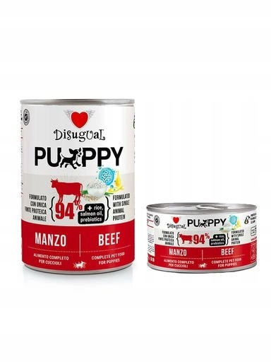 5 x Disugual Monoprotein Puppy Hovězí Maso 400 g