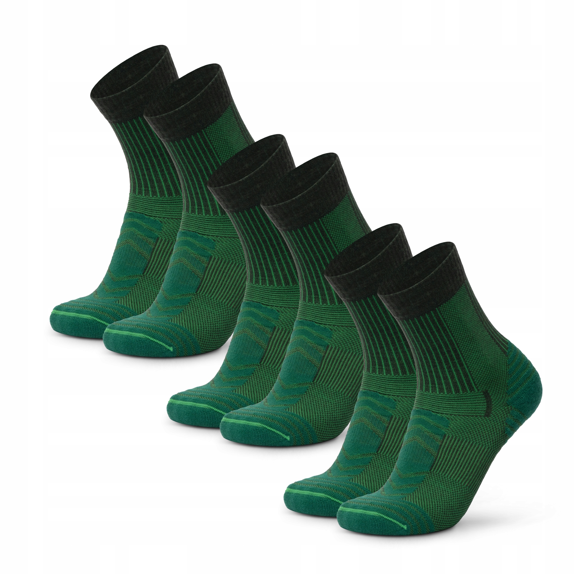 Lekkie Skarpety Trekkingowe Merino Danish Endurance Turystyczne 3-pak 39-42