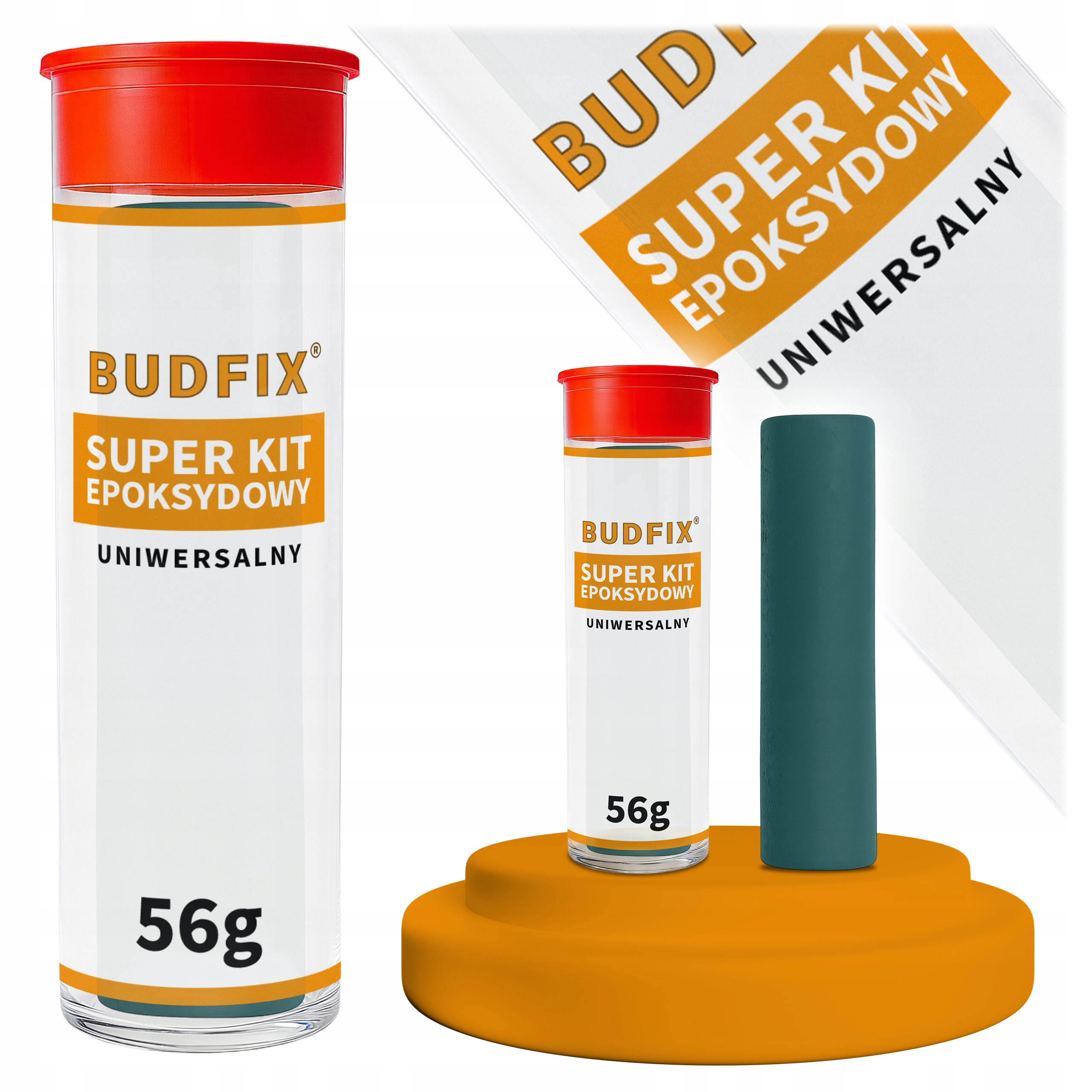 Kit Epoksydowy Uniwersalny Spawanie Na Zimno Masa Naprawcza 56g 120°C