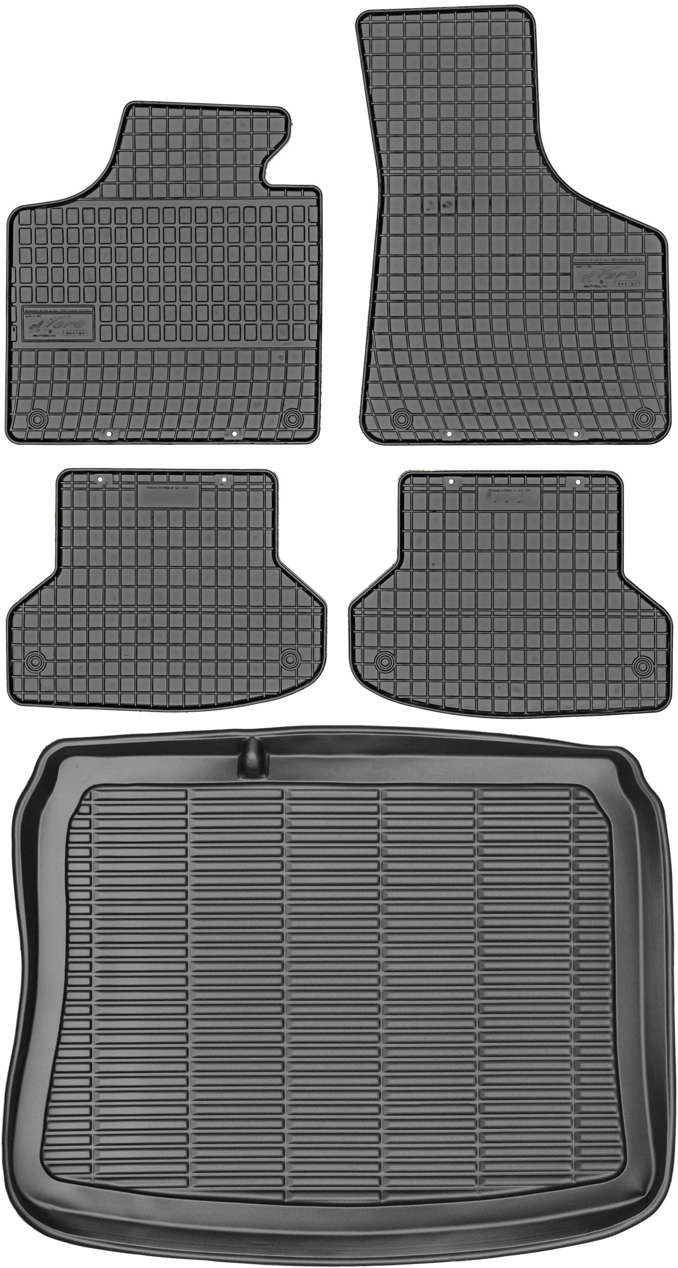 Audi A3 II 8P Sb 2003-2013 Gumové rohože rohož