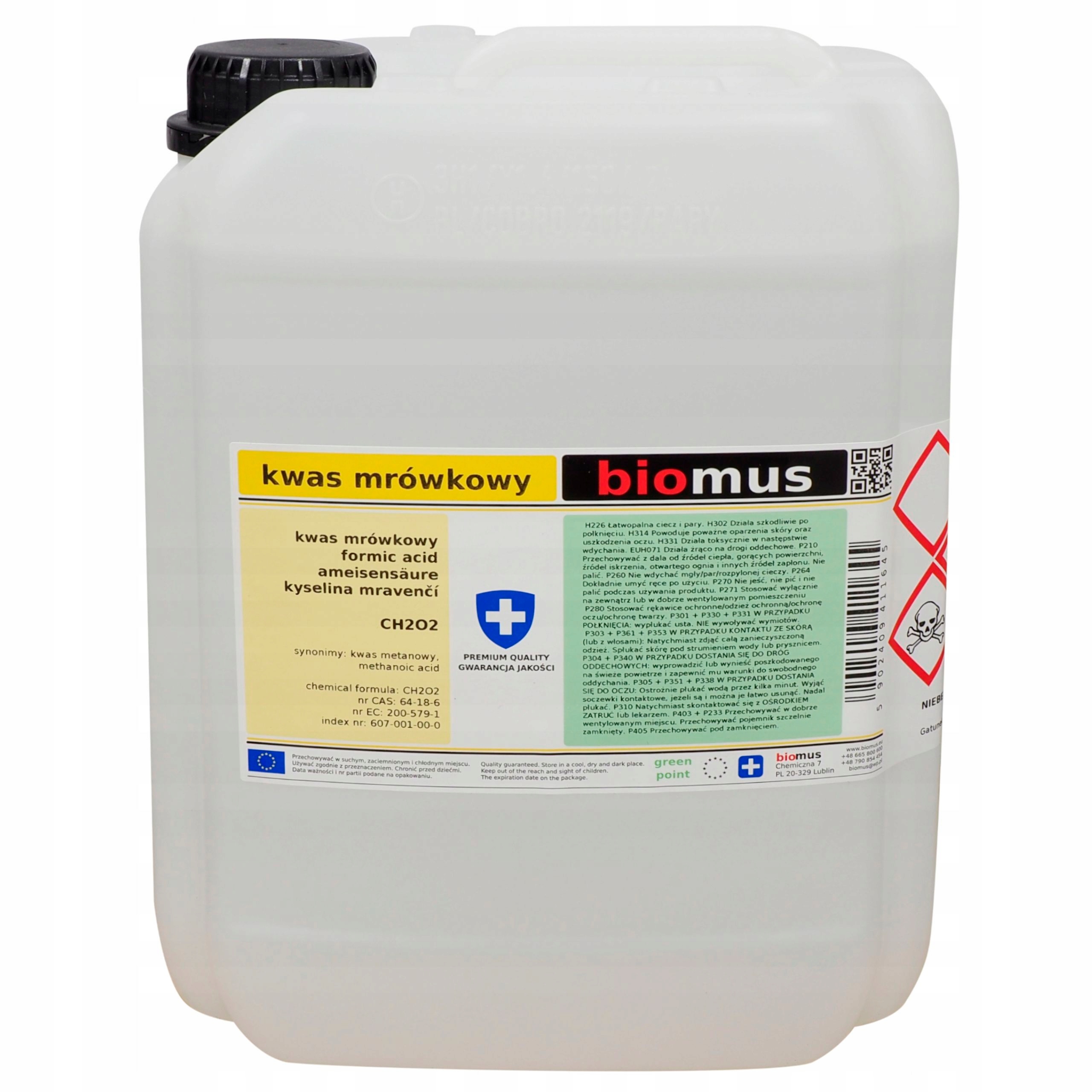 Kwas Mrówkowy 85% 5 L