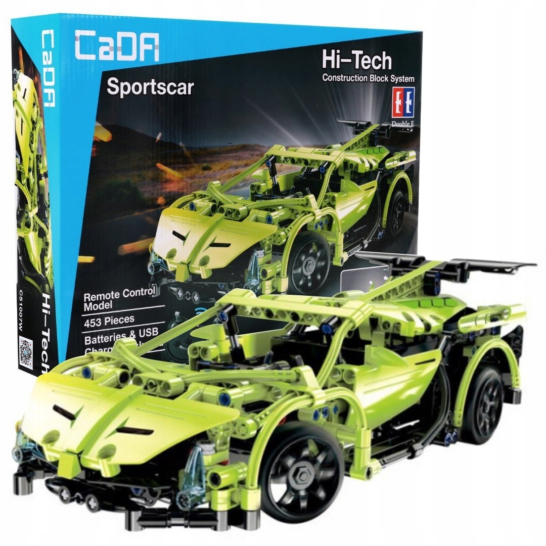 Zestaw Cada Technic C51008W Samochód sportowy zielony