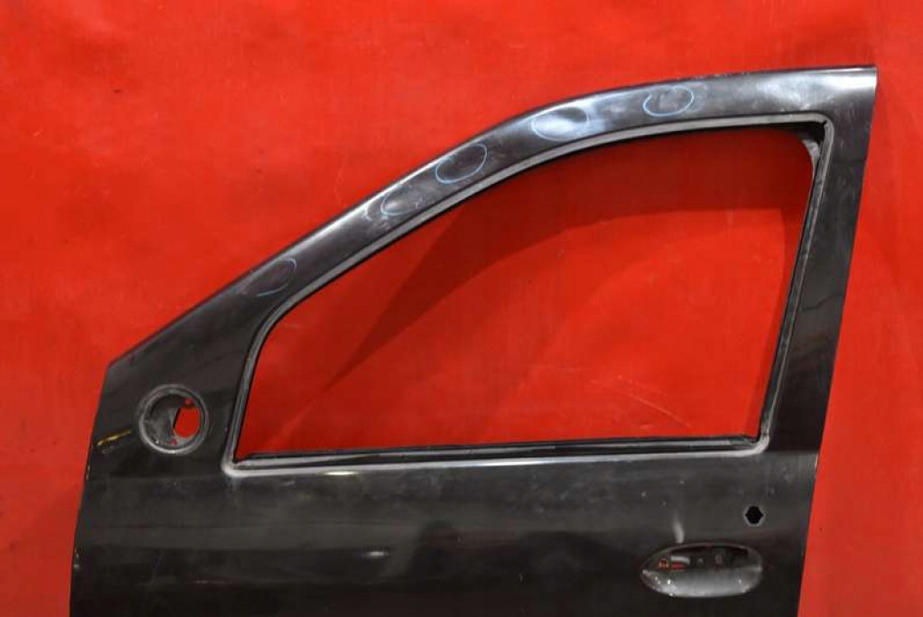 door left front front black, DACIA LOGAN MCV 1 and LIFT 07-12
