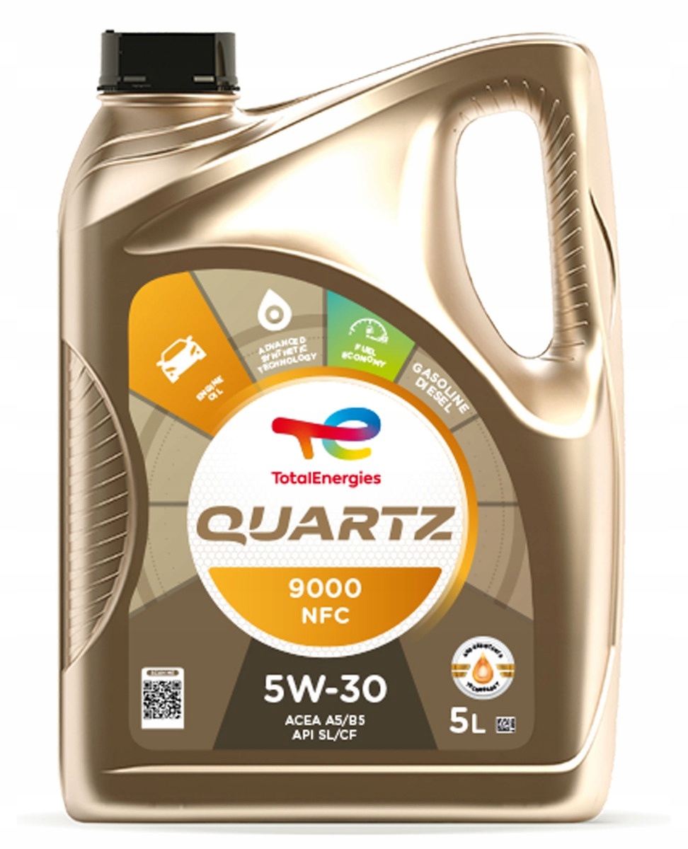 Olej silnikowy TotalEnergies Quartz 9000 Nfc 5W30 5L A5/B5 Sl/cf