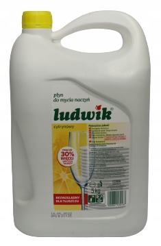 

Płyn Do Mycia Naczyń Ludwik 5L cytrynowy zapas