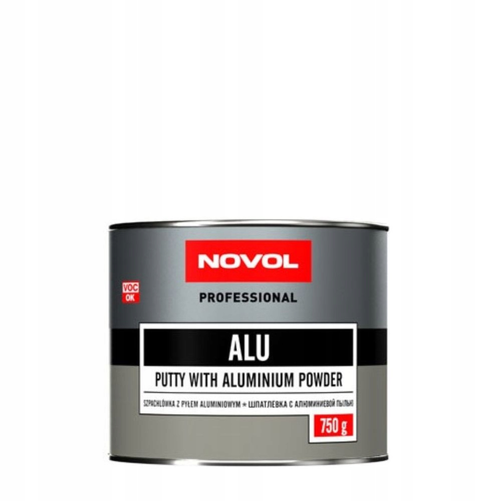 Szpachlówka z pyłem aluminiowym Alu Novol 750g