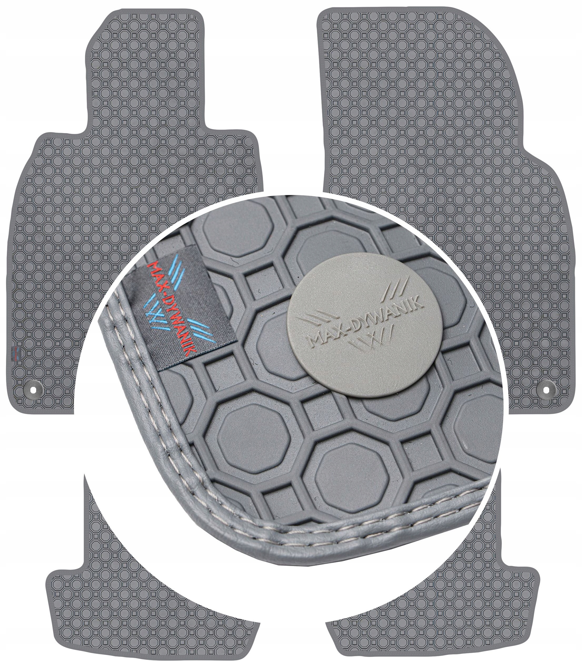 Porsche 911 971 2010-2019 Koberce Popielate