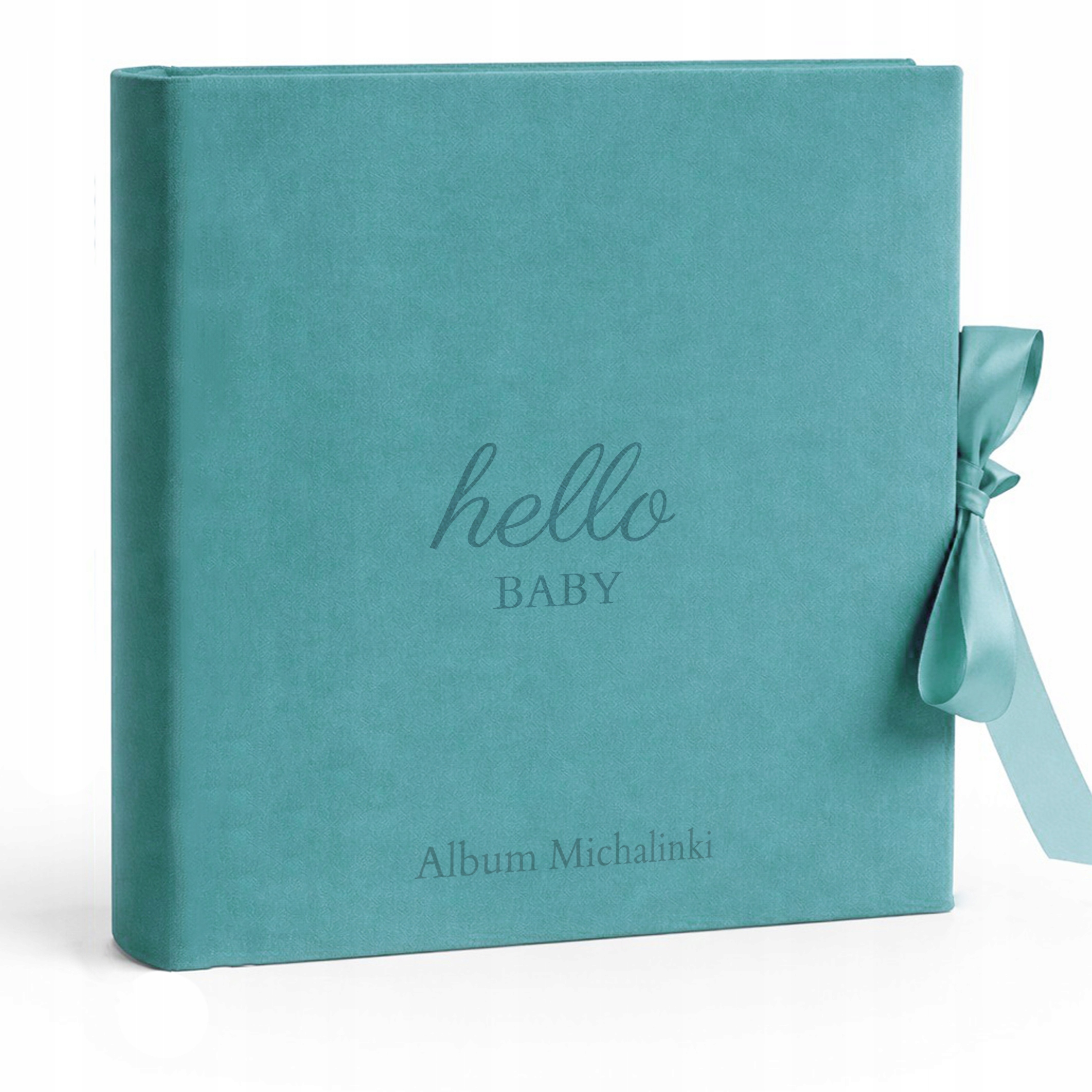 Album na zdjęcia Dziecka 20 kart Grawer Chrzest Roczek Narodziny welurowy