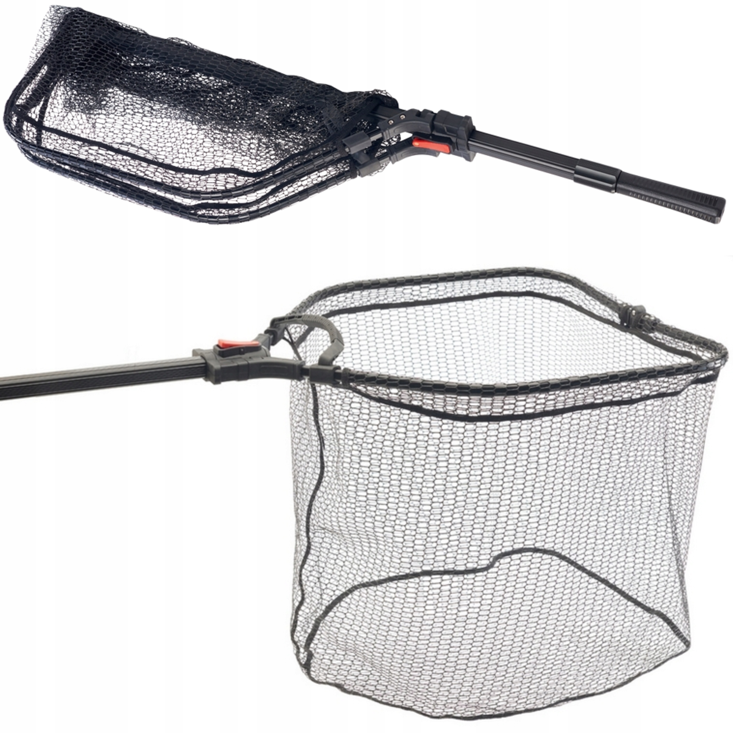 Podbierak gumowany Jaxon Onyx składany 240cm