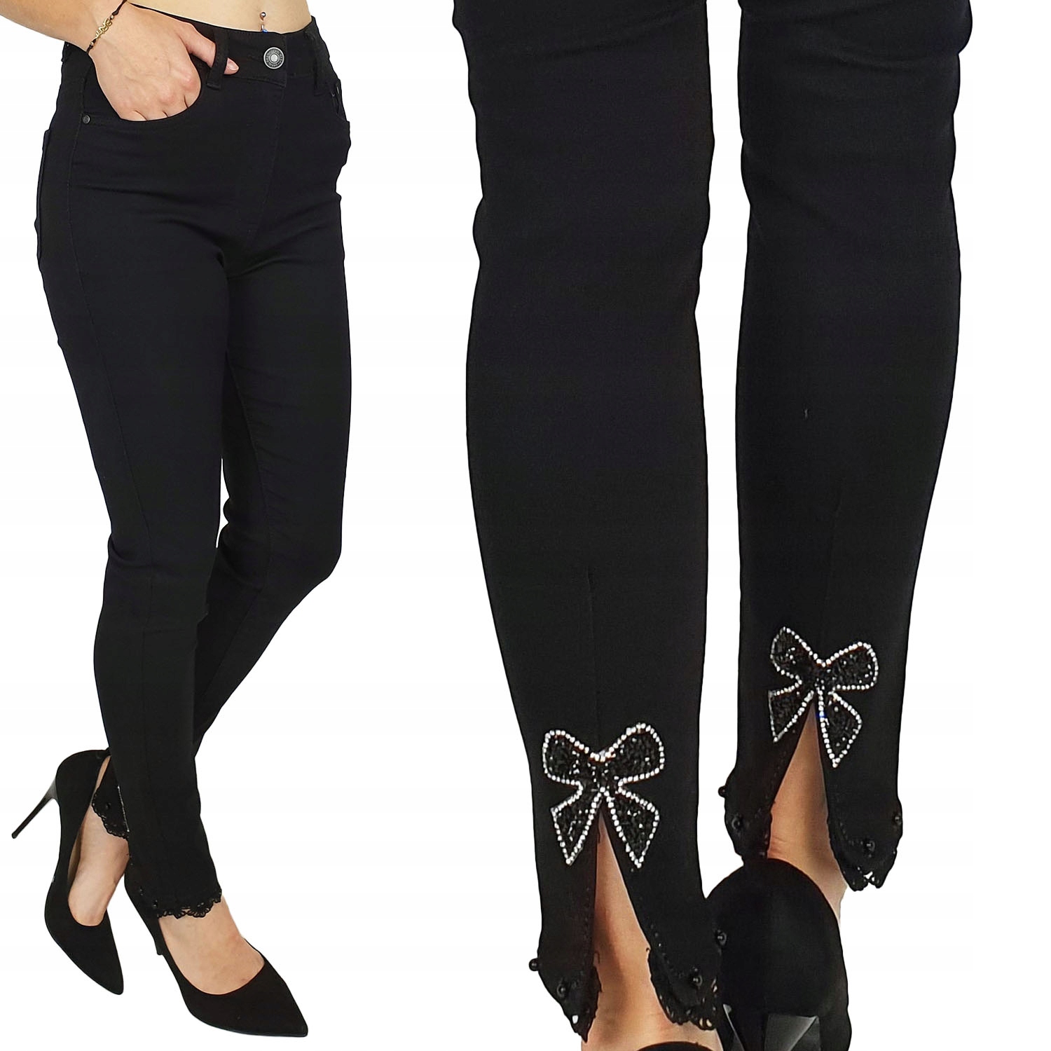 

Spodnie Damskie Jeans Kokarda Plus - Size Bleck 2