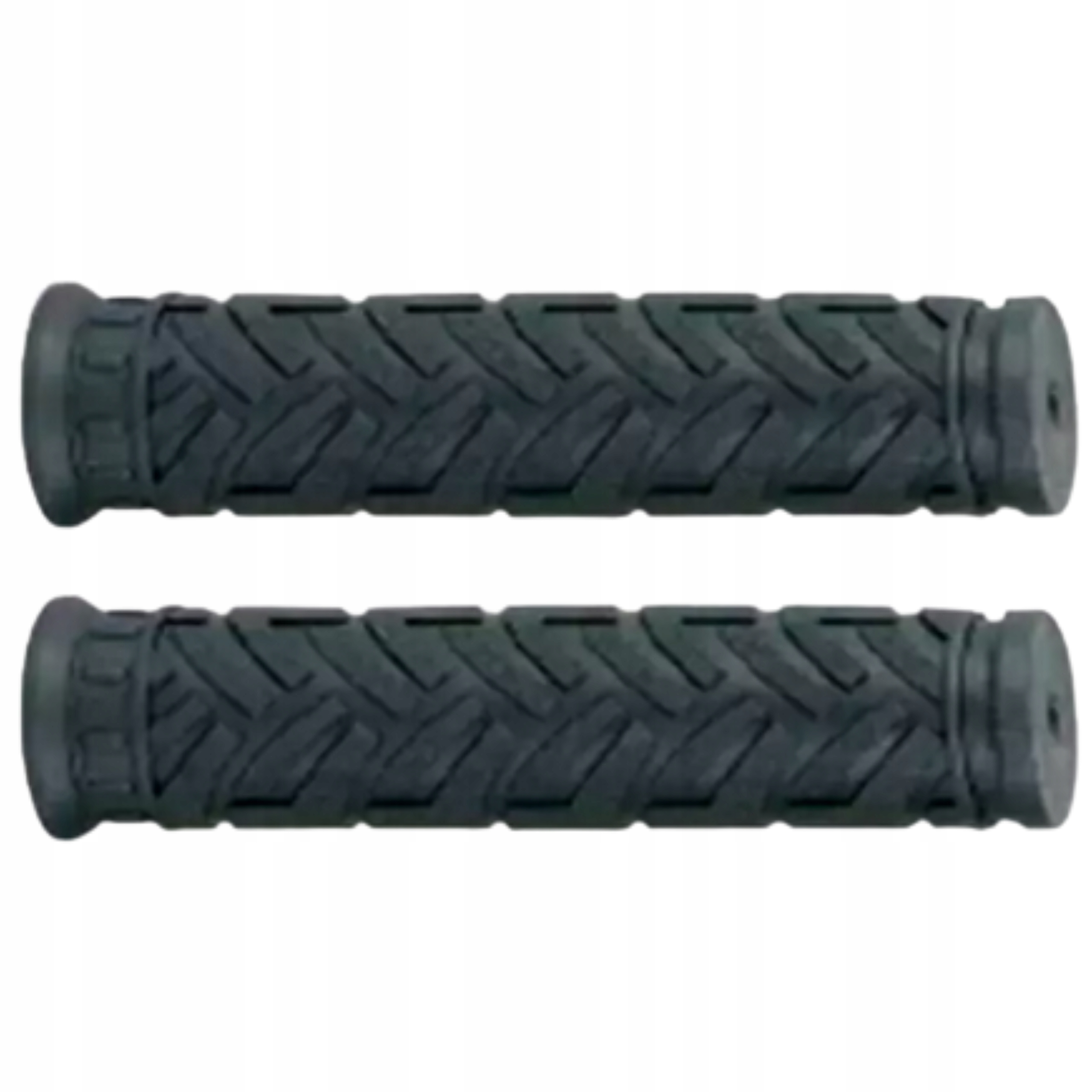 Chwyty rowerowe gumowe okrągłe rączki gripy 120mm kpl 2szt uniwersalne