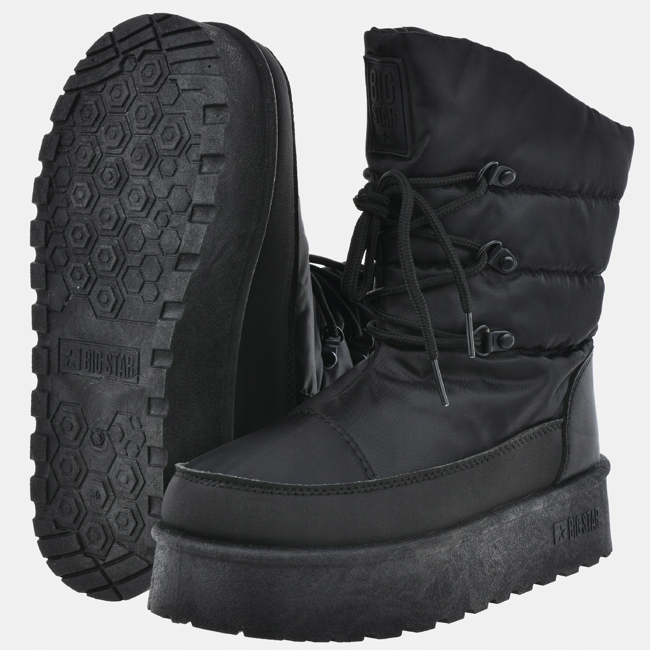 Dámské Vysoké Sněhule Na Platformě Big Star OO274884 AW24