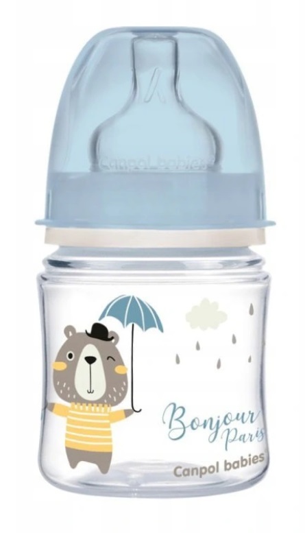 CANPOL butelka szerokootworowa BONJOUR PARIS 120ml