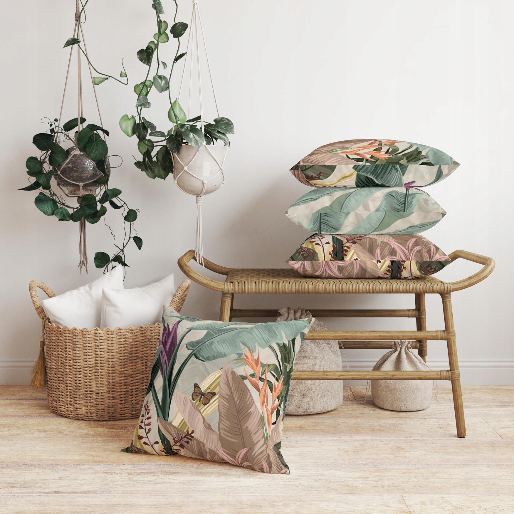 POSZEWKA NA PODUSZKĘ DEKORACYJNA 50x50 JASIEK 157 Długość 50 cm