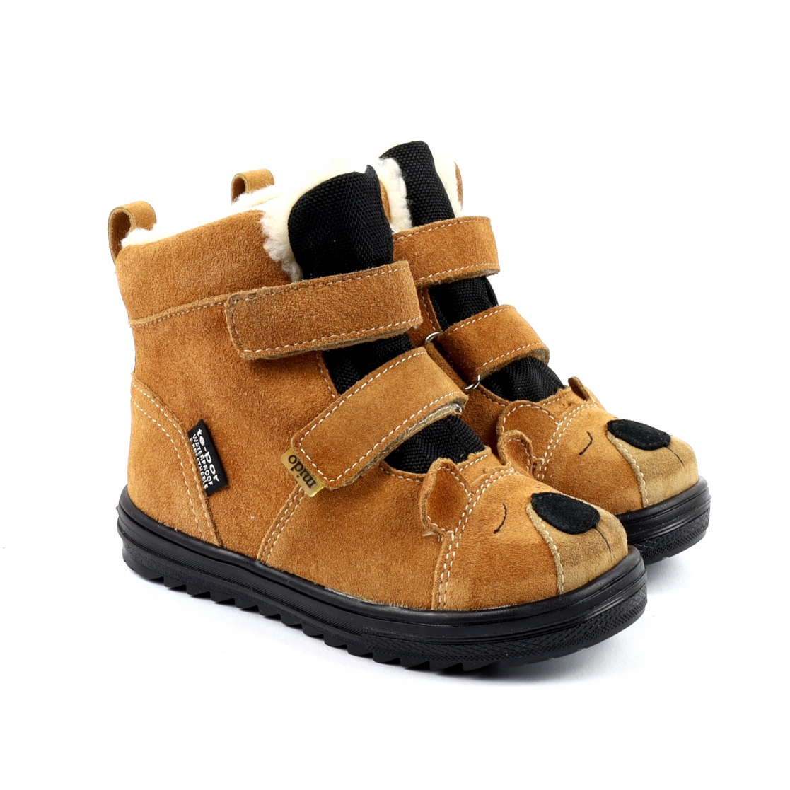 Zimowe buty Midoshoes 32-18 Brąz z Membraną r.28