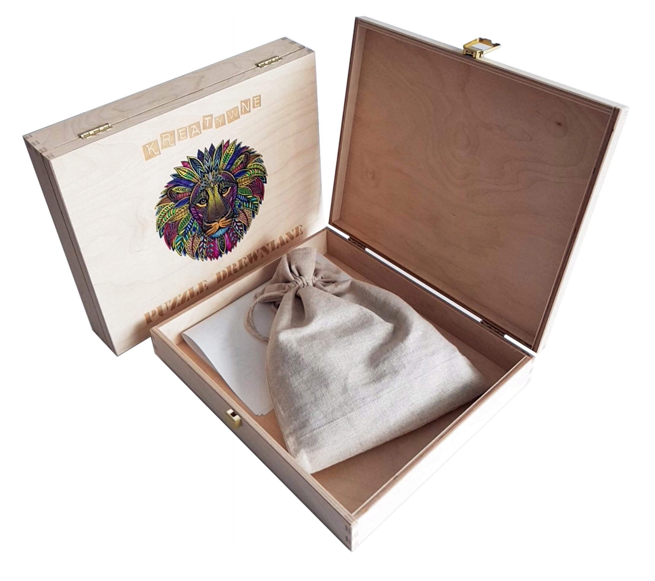 PUZZLE DREWNIANE dla dorosłych XXL - LEW - PREMIUM EAN (GTIN) 5904139271209