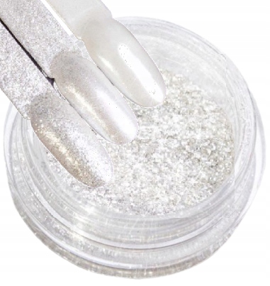 

Pyłek Do Paznokci Stardust Perłowy Srebrny