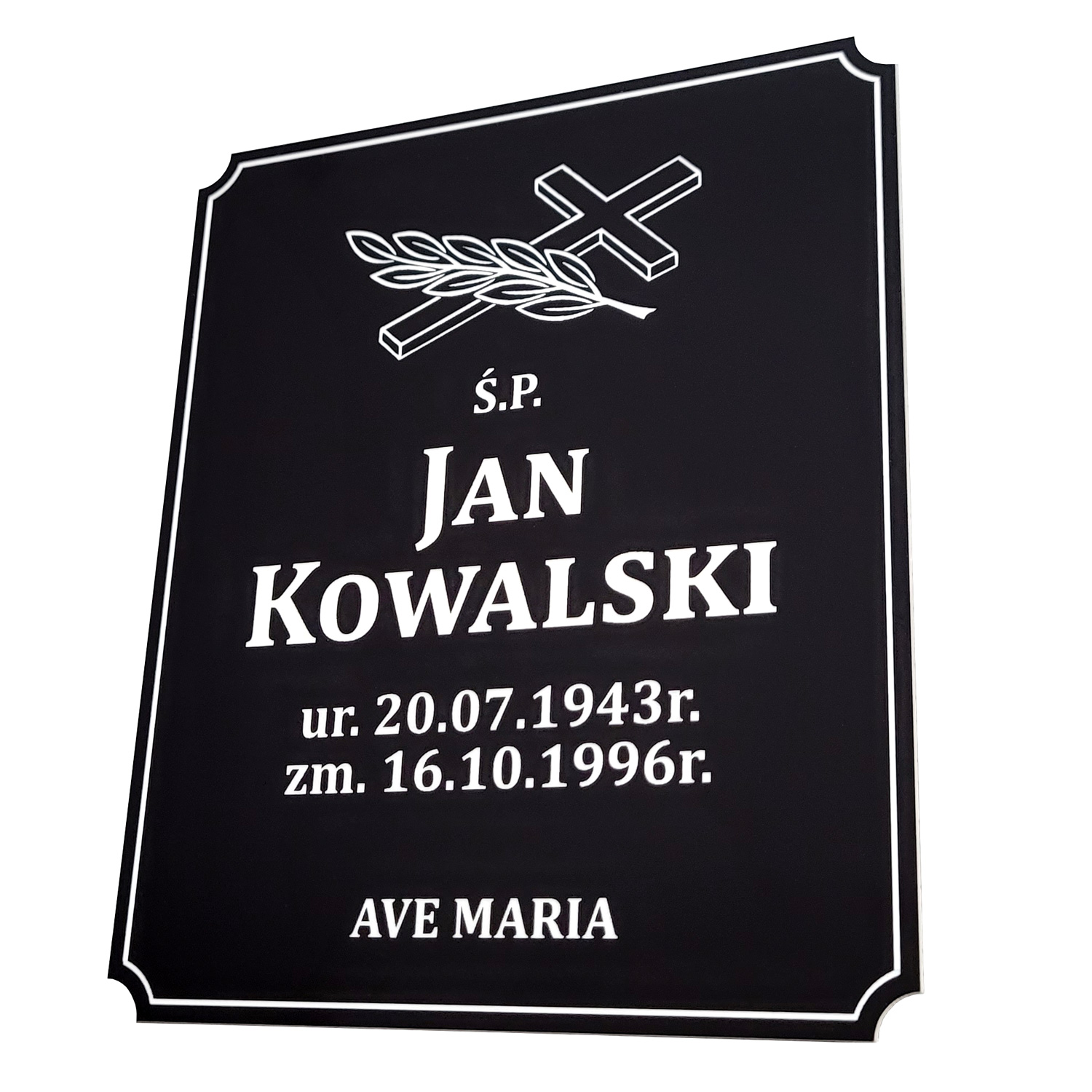 

Tabliczka Nagrobkowa Tablica Nagrobna Na Grób