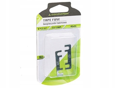 BEZPIECZNIKI TAŚMOWE 41X11 MM, 70A, 2 SZT. Marka Carmotion