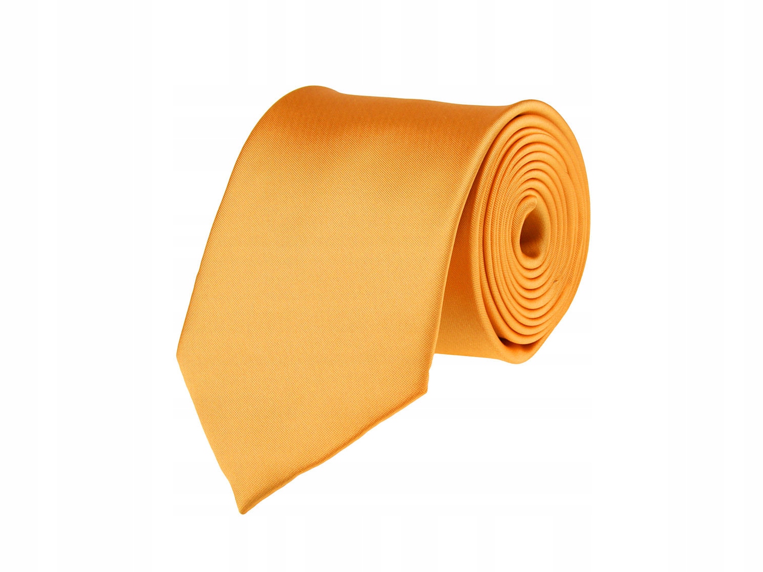 

Szeroki Klasyczny Krawat Męski 8 cm Bursztynowy
