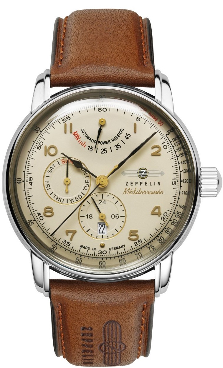 Nové Originální Pánské Hodinky Zeppelin Mediterranee 96905 automatické, řemínek