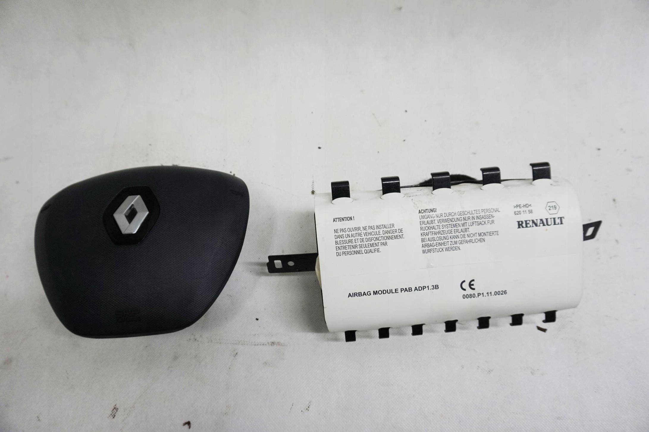 подушки безопасности renault CAPTUR