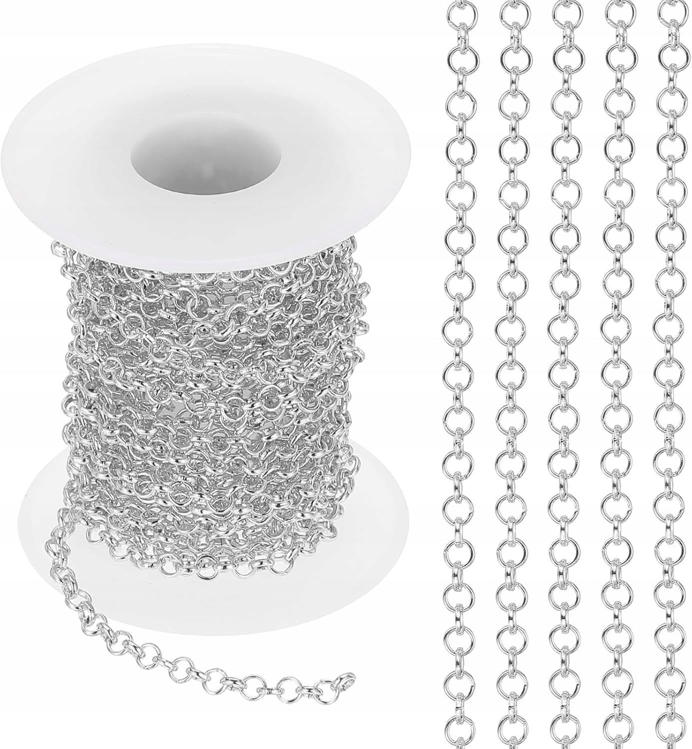 Řetízek Pancíř 4 MM Stříbrný 5 M Na Šperky Řemesla