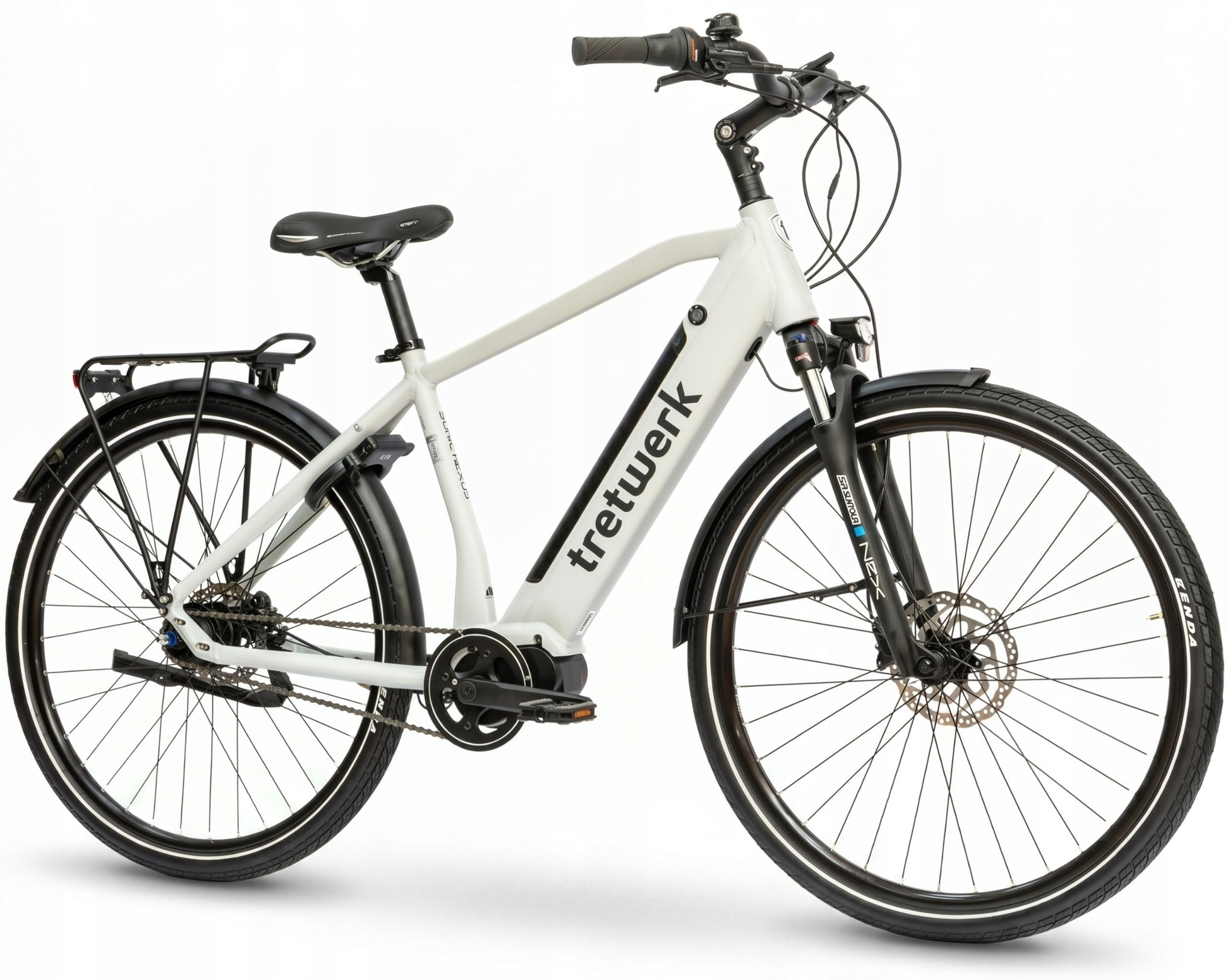 Rower Elektryczny Męski Damski Miejski 28" Shimano Nexus LCD 250W Aluminium