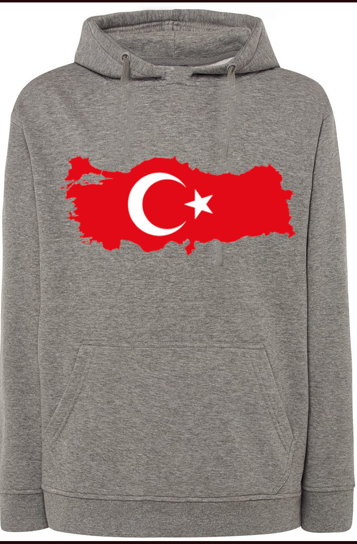 Turecko Pánská Mikina Kapuce Módní potisk vel. 4XL