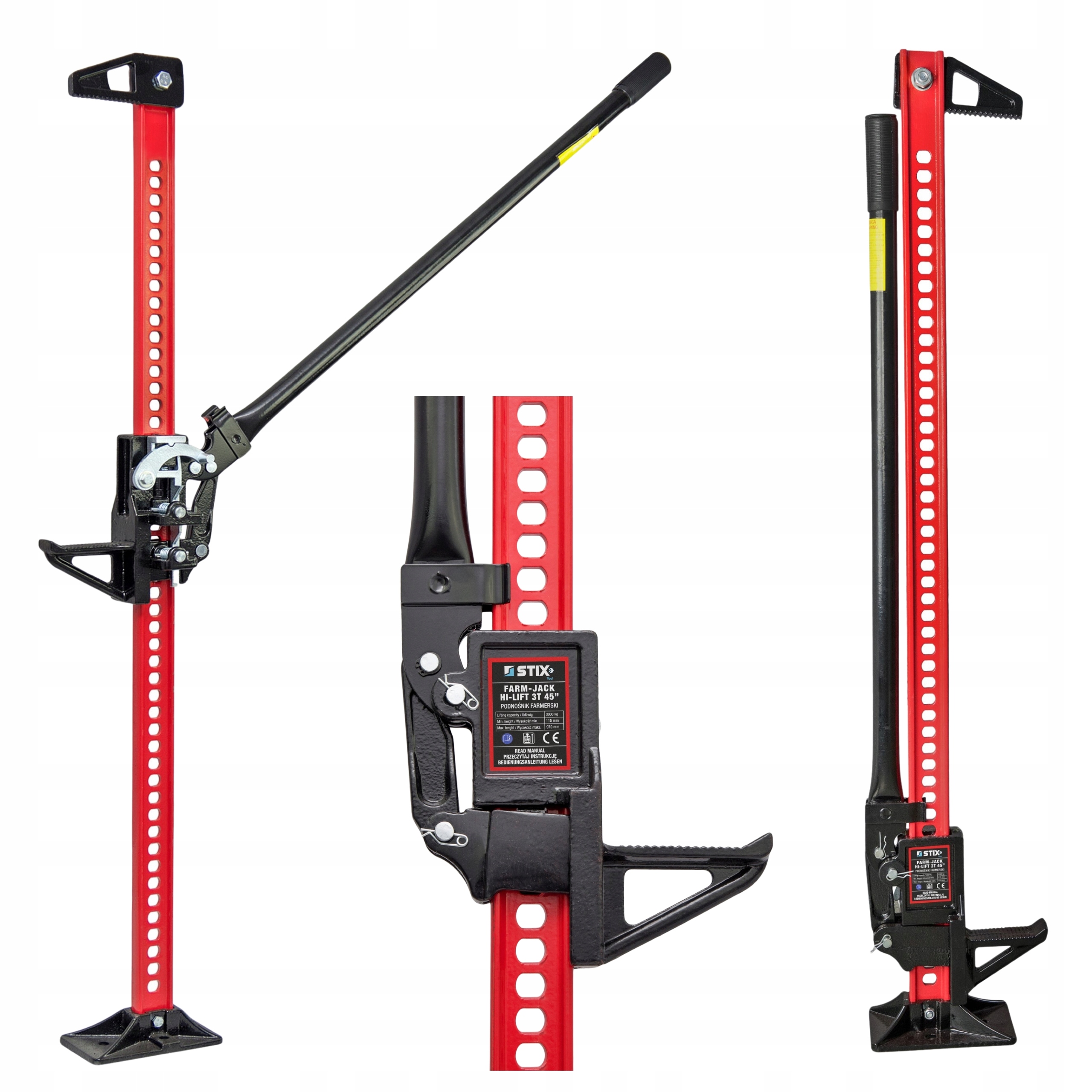 Farmársky Zdvihák Hi-lift Nosnosť 3T 45'' 114,30CM Off-road Stix