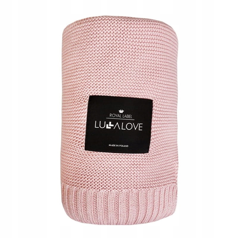 

Lullalove Kocyk Koc bambusowy Pudrowy Róż 80x100