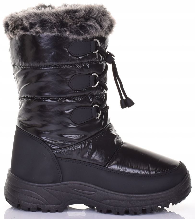 SNIEGOWCE CZARNE ZIMOWE OCIEPLANE