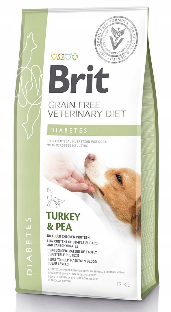 Brit Grain Free Veterinary Diets Dog Diabetes 12kg