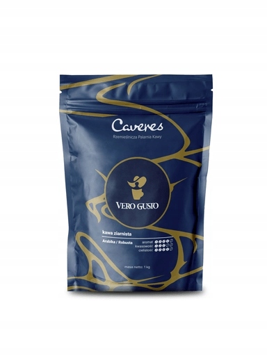 Levně Caveres Vero Gusto Káva zrnková 1 kg